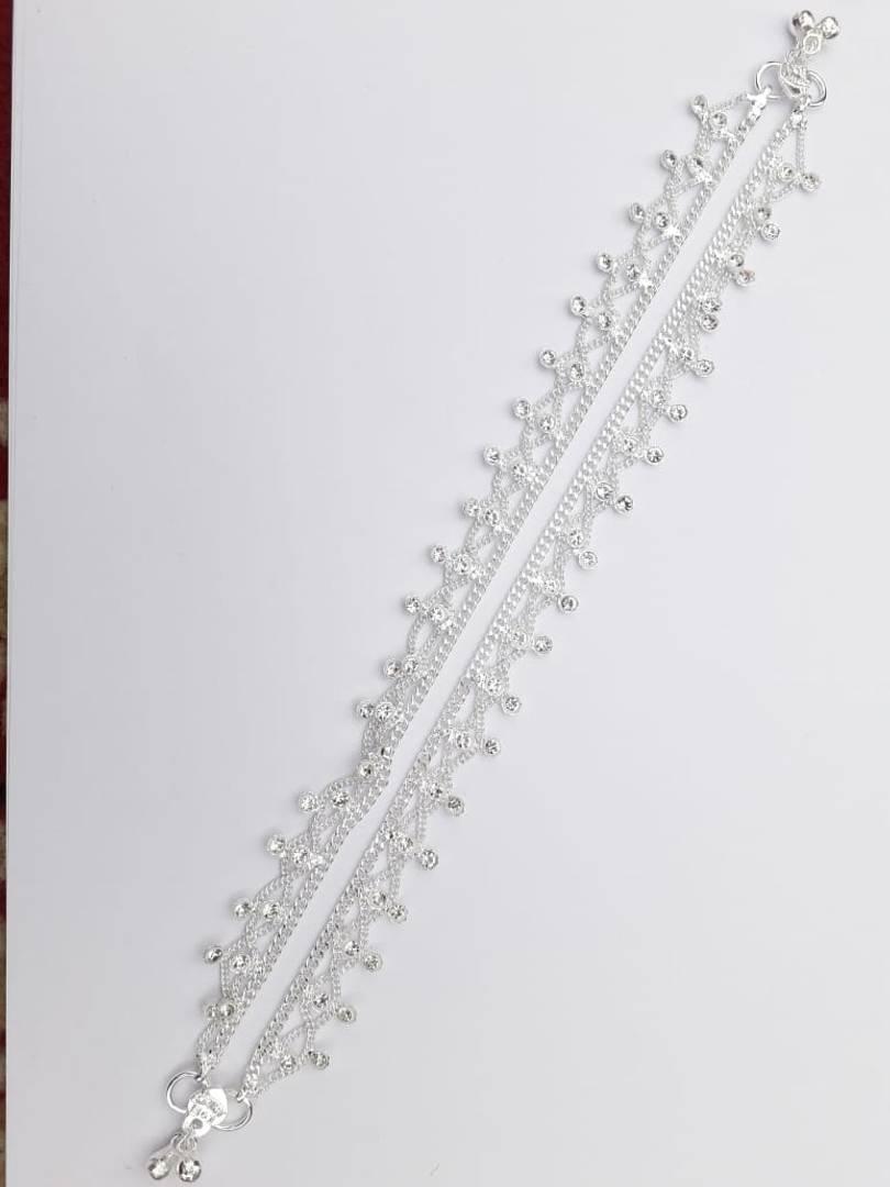 Silver German Silver Anklet